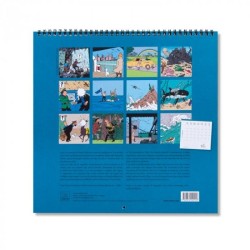 Tintin - Väggkalender 30 x 30 cm 2027