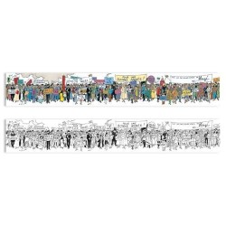 Poster - Tintin – Greeting Card 180cm x 29cm