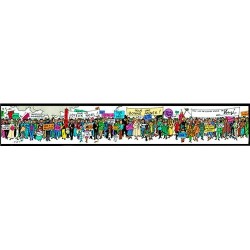 Poster - Tintin – Greeting Card 180cm x 29cm