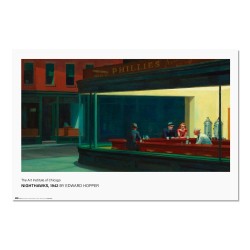 Poster - Edward Hopper – Nighthawks