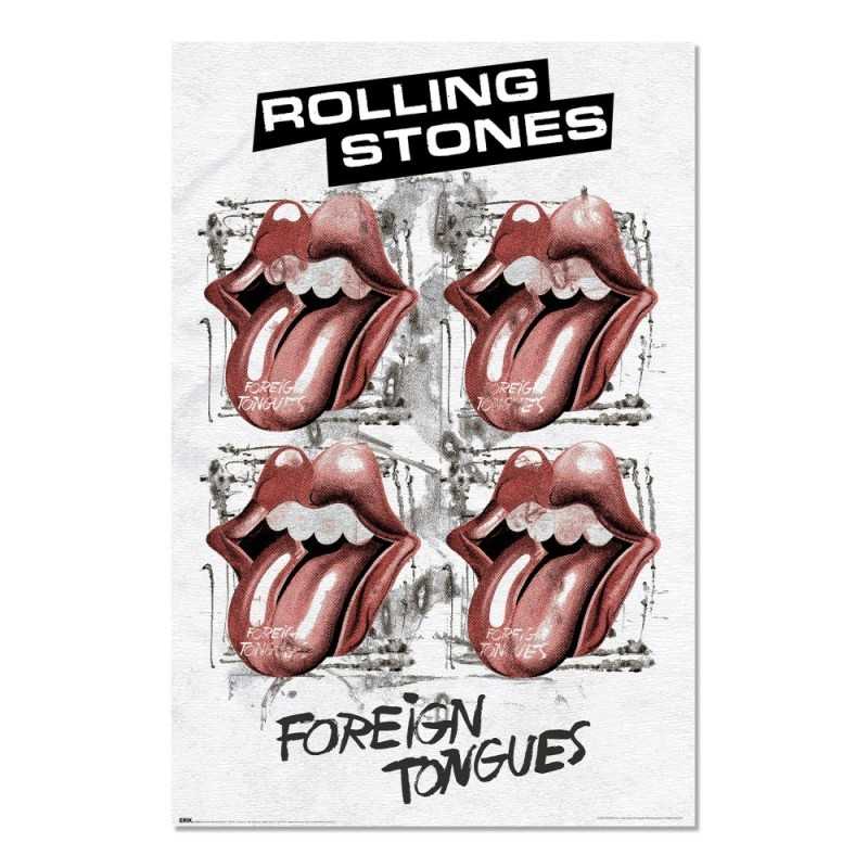 Poster - The Rolling Stones – Foreign Tongues