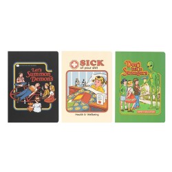 Anteckningsböcker - Steven Rhodes – 3‑pack A5