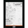 STAR WARS - MILLENIUM FALCON STRUCTURE - Art Print