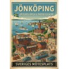 A3 Print - Jönköping – Vätterns pärla och tändsticksstad