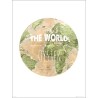 Exklusivt Art Print - The world is your oyster - Text