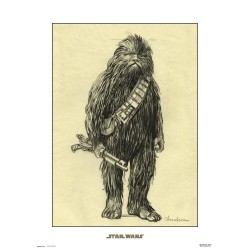 STAR WARS - CONCEPT ART - CHEWBACCA - Art Print