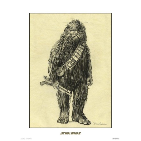 STAR WARS - CONCEPT ART - CHEWBACCA - Art Print