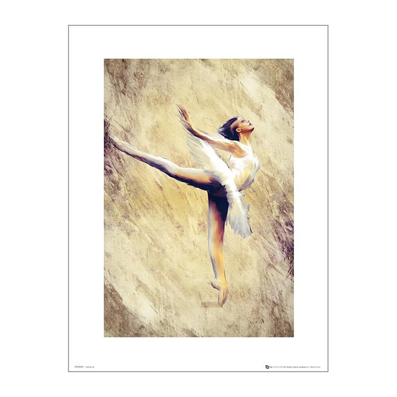 Exklusivt Art Print - Ballerina Exklusivt Art Print - Ballerina