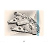 Star Wars Episode VII (Millennium Falcon Pencil Art)