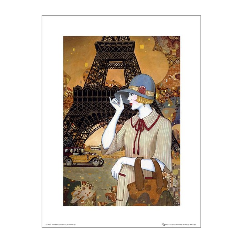 Exklusivt Art Print - Helena Lam - Paris adventure Exklusivt Art Print - Helena Lam - Paris adventure