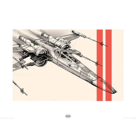 Star Wars Episode VII (X-Wing Pencil Art)