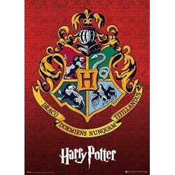 Harry Potter - Crest (Metallic poster)