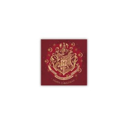 Harry Potter - Magnet 8x8cm - X-MAS - Hogwarts Red