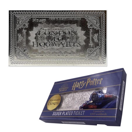 HARRY POTTER - HOGWARTS EXPRESS BILJETT I SILVER
