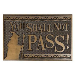 Gummimatta LORD OF THE RINGS (YOU SHALL NOT PASS)