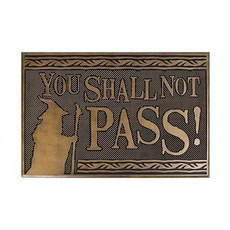 Gummimatta LORD OF THE RINGS (YOU SHALL NOT PASS)