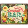 Metallskylt 30Ã—40 cm Cocktail Bar