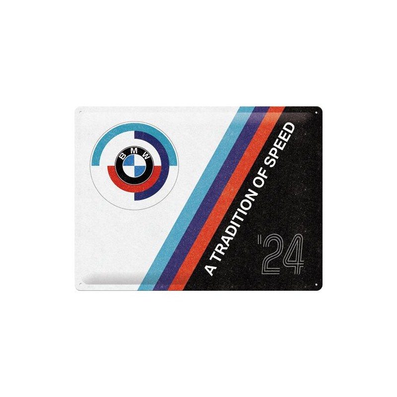Metallskylt 30×40 cm BMW Motorsport - Tradition Of Speed Metallskylt 30×40 cm BMW Motorsport - Tradition Of Speed