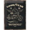 Metallskylt 30Ã—40 cm Best Garage, GoodYear motorcycle