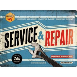 Metallskylt 30Ã—40 cm Best garage, Service & repair