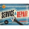 Metallskylt 30Ã—40 cm Best garage, Service & repair