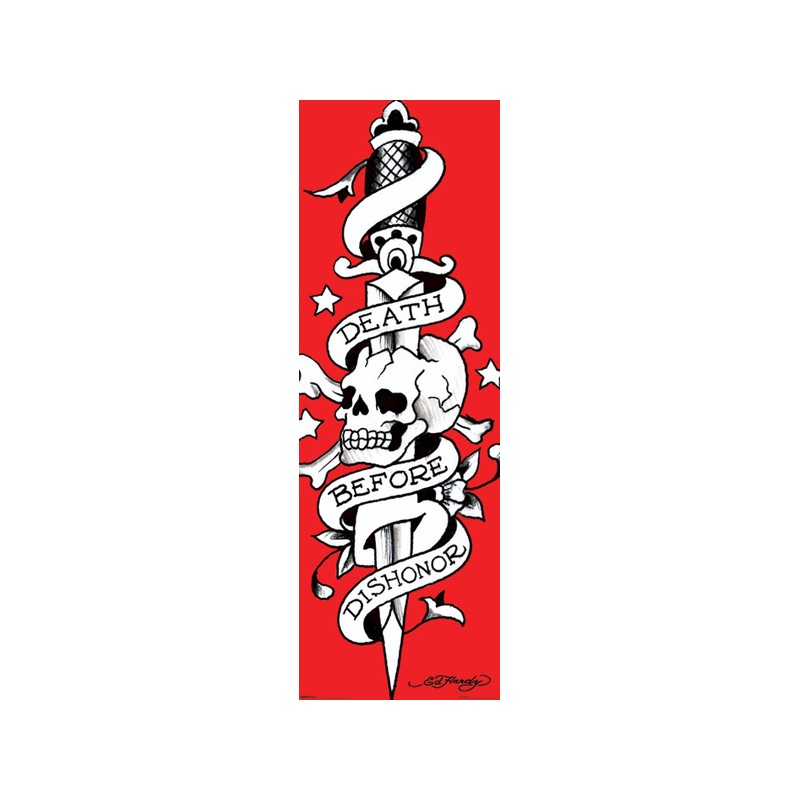 Ed Hardy Poster Death before dishonor