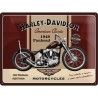 Metallskylt 30Ã—40 cm Harley-Davidson, Panhead 1949