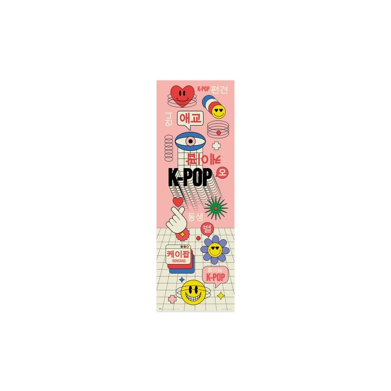 K-Pop - Rosa stor poster K-Pop - Rosa stor poster