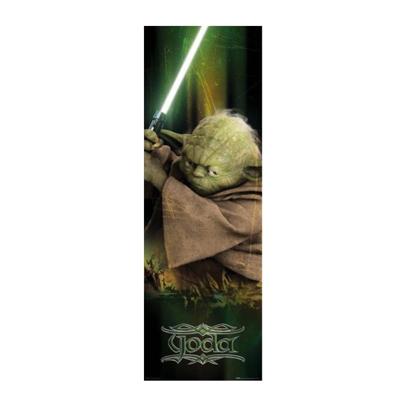 Poster - Star Wars - Yoda (dörraffisch)