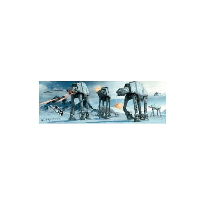 Poster - Star Wars - Hoth battle - ATAT Poster - Star Wars - Hoth battle - ATAT