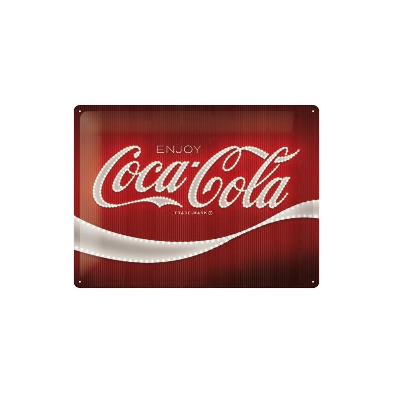 Metallskylt 30×40 cm Coca-Cola Logo Metallskylt 30×40 cm Coca-Cola Logo
