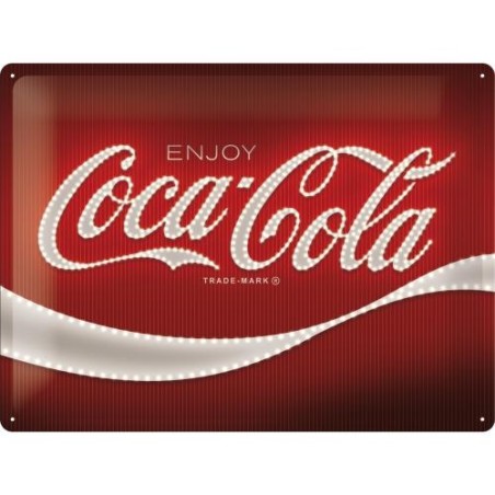 Metallskylt 30Ã—40 cm Coca-Cola Logo