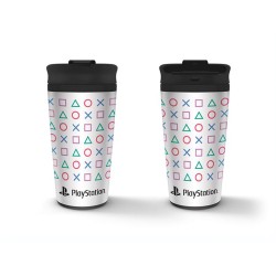  PlayStation (Shapes)  Metal Travel Mug