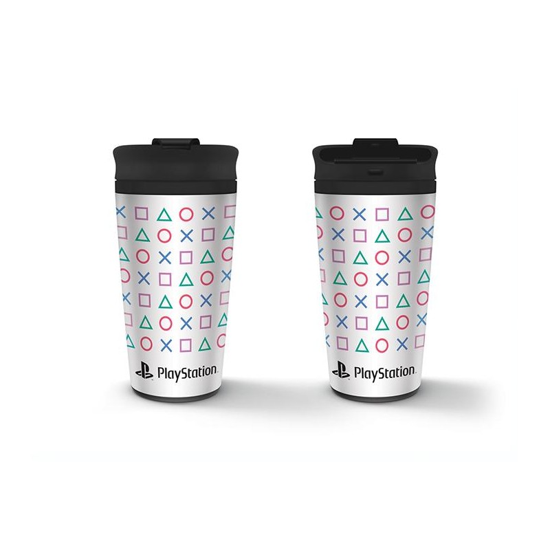 PlayStation (Shapes) Metal Travel Mug PlayStation (Shapes) Metal Travel Mug