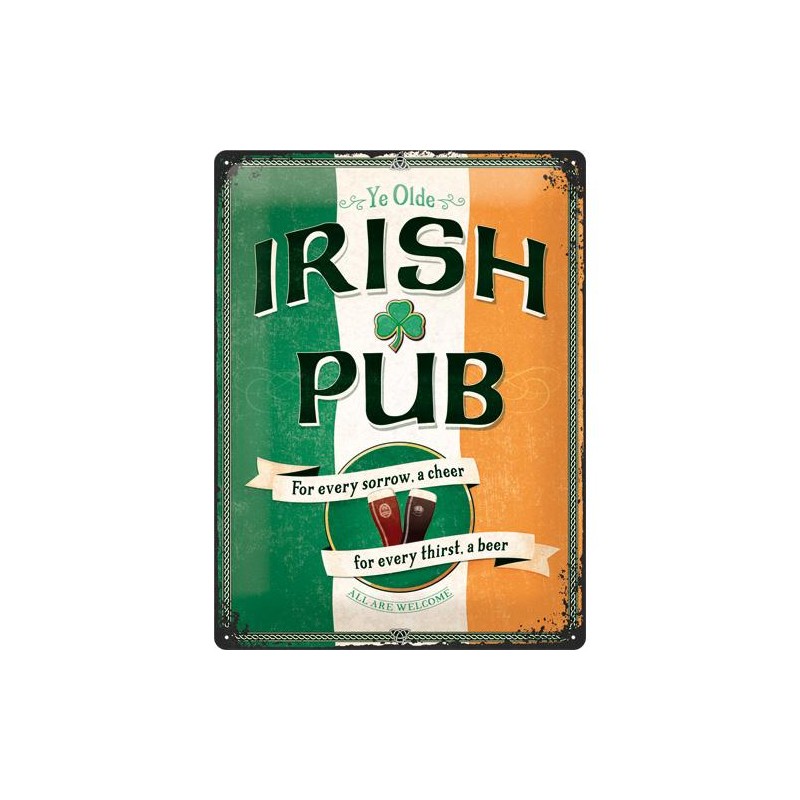Metallskylt 30×40 cm Irish Pub Metallskylt 30×40 cm Irish Pub