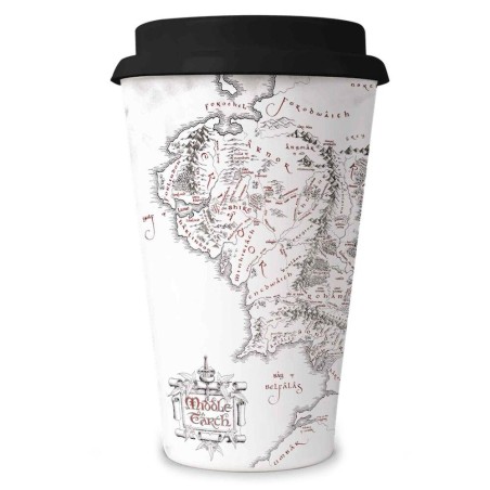The Lord of the Rings Middle Earth Map - Travel Mug