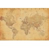 Världskarta - Antik stil (World Map)