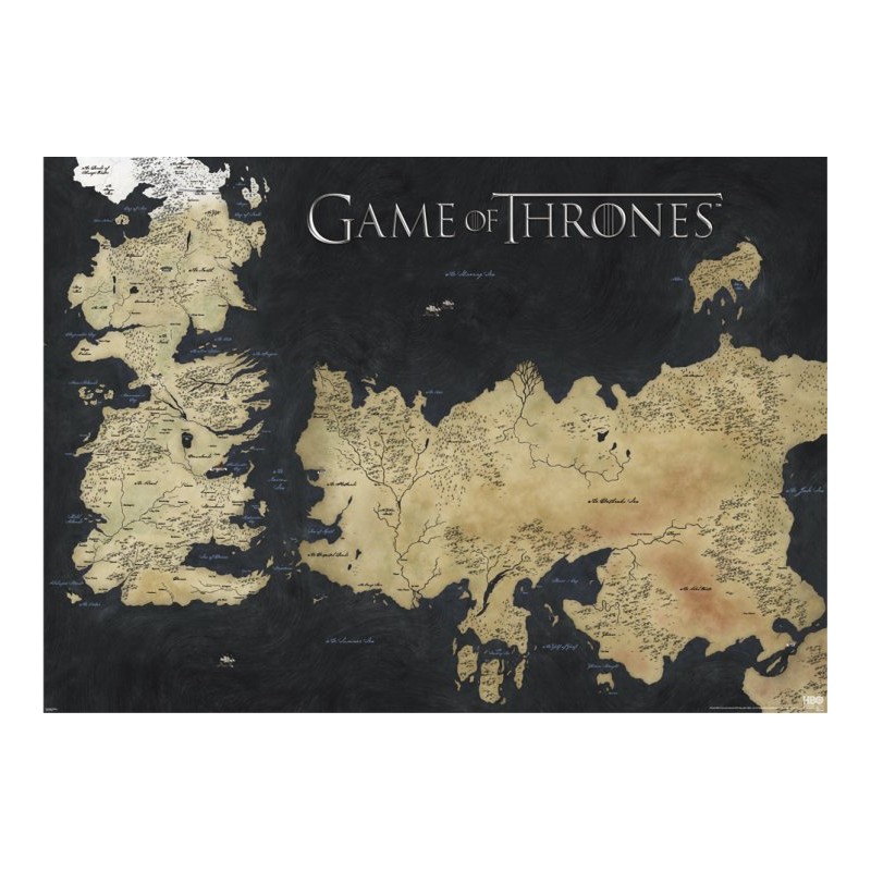 Game of thrones - Map of Westeros and Essos