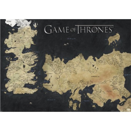Game of thrones - Map of Westeros and Essos