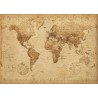 Världskarta Antik stil - World Map - Mycket snygg retro